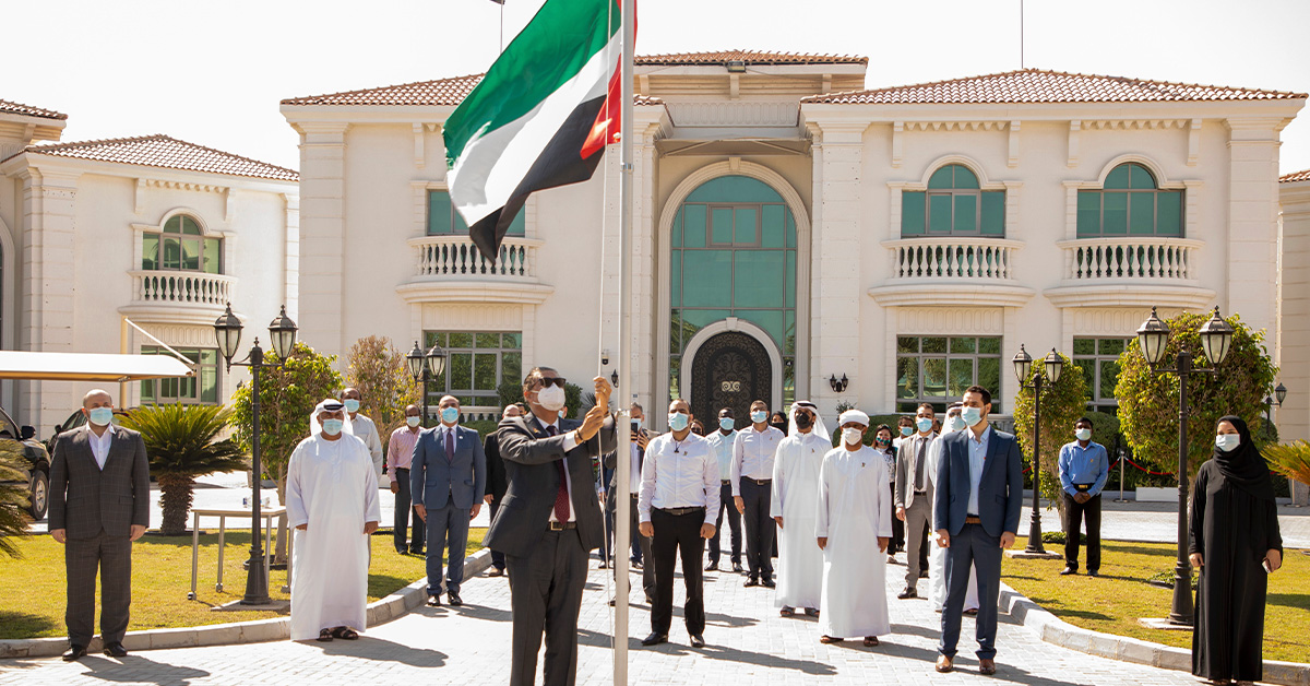 UAE Flag Raised Proudly on UAE Academy’s Campus